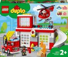 LEGO DUPLO, Remiza de pompieri si elicopter pentru salvare, 10970