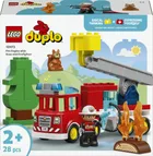 LEGO DUPLO Town, Camion de pompieri cu furtun si pompier, 10473