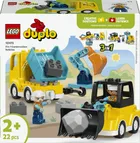 LEGO DUPLO Town, Vehicule de constructii 3 in 1, 10475