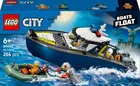 LEGO LEGO City, Urmarire cu barca de politie, 60456