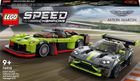 LEGO Speed Champions, Aston Martin Valkyrie AMR Pro si Aston Martin Vantage GT3, 76910