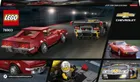 LEGO Speed Champions, Masina de curse Chevrolet Corvette C8.R si 1968 Chevrolet Corvette, 76903