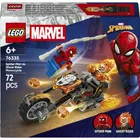 LEGO Super Heroes, Omul Paianjen vs Calaretul fantoma pe motocicleta, 76335