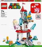 LEGO Super Mario, Set de extindere Costum Peach Pisica si Turnul inghetat, 71407