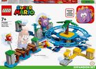 LEGO Super Mario, Set de extindere Excursie pe plaja cu Ariciul mare, 71400