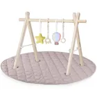 Lionelo, Anis, set: stand educativ din lemn si covoras