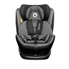 Lionelo, Bastiaan, scaun auto cu baza rotativa, Grey/Black