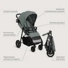 Lionelo, Emerald, carucior, Green Forest