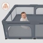Lionelo, Florence XL Easy Fold, tarc pentru copii, Grey Stone