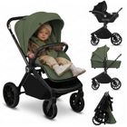 Lionelo, Mika Plus, carucior multifunctional, 3in1, Green Olive
