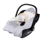 Lionelo, Travel Swaddle Blanket, patura pentru scaun auto, Grey Balloon