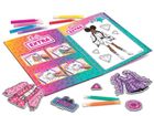 Lisciani, Barbie, Express Your Style, caiet spiralat cu stickere