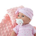 Lovely Baby, papusa bebelus, tinuta roz