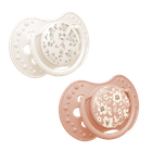 Lovi, Blossom Girl, suzeta dinamica din silicon, 3-6 luni, 2 buc.