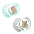 Lovi, CapiChill Boy, suzeta dinamica din silicon, 0-6m, 2 buc.
