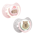 Lovi, CapiChill Girl, suzeta dinamica din silicon, 0-6m, 2 buc.