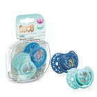 LOVI, Suzeta dinamica silicon Folky, baiat, 3-6 m, 2 buc