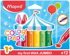 Maped, Color'Peps, creioane cerate, 12 buc.