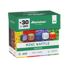 Marioinex, Mini Waffle, Blocks, set de constructie, 206 + 30 piese gratuit