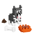 Marioinex, Mini Waffle, Pocket Pets Puppies, Husky, set de constructie, 44 piese