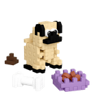 Marioinex, Mini Waffle, Pocket Pets Puppies, Mops, set de constructie, 42 piese