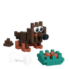 Marioinex, Mini Waffle, Pocket Pets Puppies, Teckel, set de constructie, 43 piese