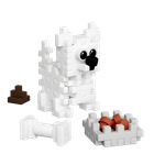 Marioinex, Mini Waffle, Pocket Pets Puppies, West Highland White Terrier, set de constructie, 49 piese