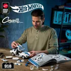 Mattel Brick Shop, Hot Wheels, Elite Series Corvette Grand Sport, set de constructie, 918 elemente