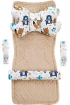 Medi Partners, Boho Animals, insertie pentru carucior, set, bej