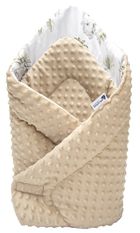 Medi Partners, Safari, paturica - sistem de infasat pentru bebelusi, minky, 75-75 cm