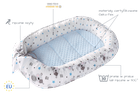 Medi Partners, Teddy, babynest, set 5 piese, albastru deschis