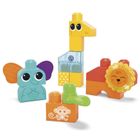 Mega Bloks, Rock 'n Rattle Safari, set de constructie, 15 piese