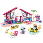 Mega Construx, Barbie, Plaja din Malibu, set de constructie, 303 piese