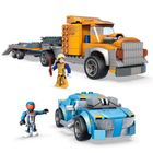 Mega Construx, Hot Wheels, Twinduction, Transportor + masina, set de constructie, 355 piese