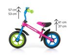 Milly Mally, Dragon, bicicleta fara pedale, Multicolor