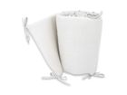 MimiNu, aparatori pentru patut, muselina, crema, 180-30 cm