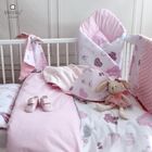 MimiNu, Baby Shower, prosop cu gluga, roz, 100-100 cm