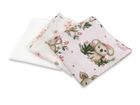MimiNu, Balerina, scutece din tetra, roz, 70-80 cm, 3 buc.