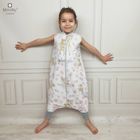 MimiNu, Caprioare, sac de dormit cu picioare, calduros, TOG 2.5, roz, marime M, 2-6 ani
