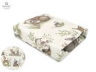 MimiNu, Design, Padurea linistita, cearceaf din bumbac cu elastic, 80-160 cm