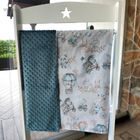 MimiNu, Design, Zoo pe biciclete, patura minky, 75-100 cm
