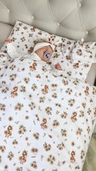 MimiNu, Duo, Ratuci, fata de perna, bej, 40-40 cm, 2 buc.