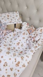 MimiNu, Flo, Ratuci, sac de dormit subtire de vara cu picioare, bej, 51-87 cm