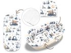 MimiNu, Masini Albastre, set protectie universal pentru gondola, cos de Moses