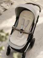 MimiNu, Muselina, saltea suplimentara pentru carucior, bumbac, bej, 35-70 cm