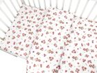 MimiNu, Rate, set lenjerie de pat single, bumbac, roz, 120-90 cm