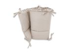 MimiNu, Royal, aparatori pentru patut din bumbac, bej, 180-30 cm