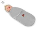 MimiNu, sac de dormit pentru bebelusi, termofrotte, marime 56, TOG 0.5, 0-3 luni, gri