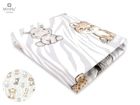 MimiNu, Safari Natural, cearceaf din bumbac cu elastic, 80-160 cm