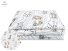 MimiNu, Safari Natural, set lenjerie de pat single, 90-120 cm